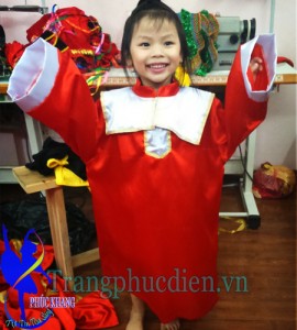 Đồng phục cử nhân trẻ em may tại xưởng may Phúc Khang