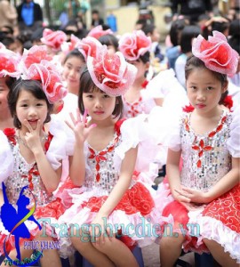 Váy múa biểu diễn trẻ em